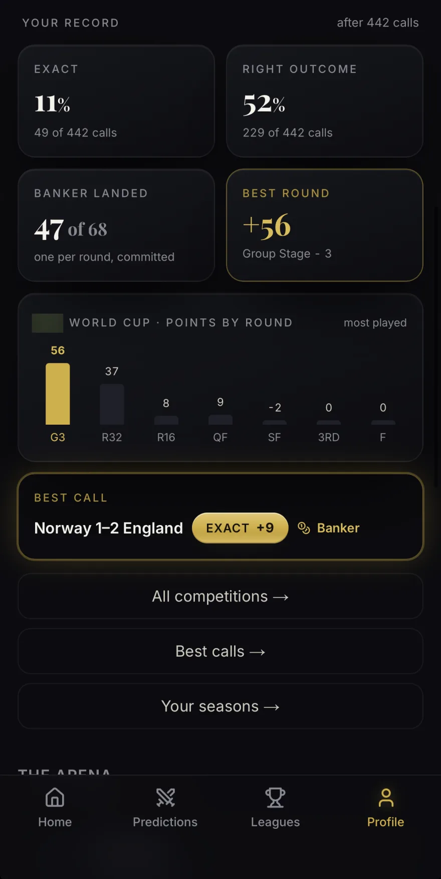 Your record screen